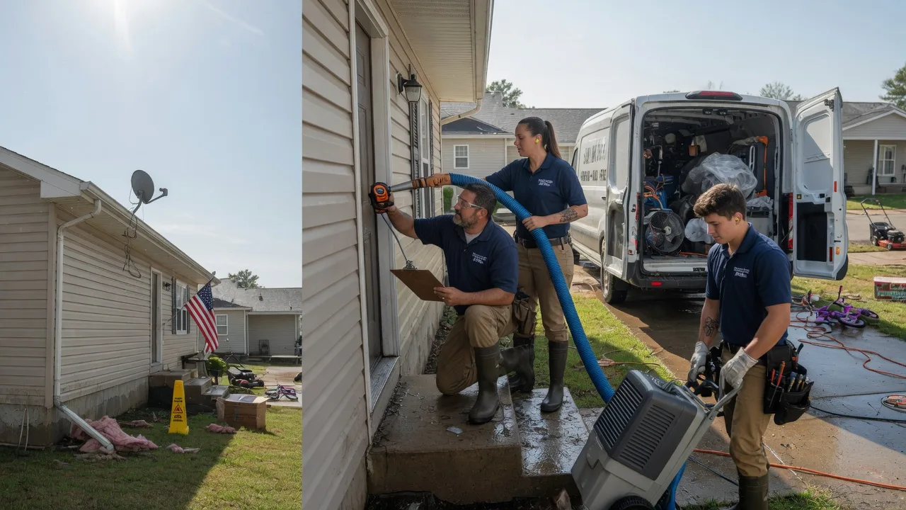 Ceiling Water Damage Restoration in Monroe, OK near me